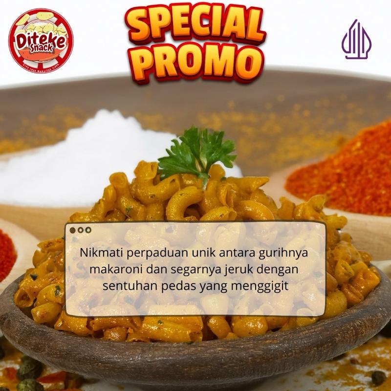 Cemilan Snack Makaroni  Viral Camilan cikruh Extra Pedas