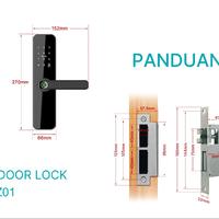 Gambar BARDI SMART DOOR LOCK Z01 - SMART HOME DOORLOCK FINGER PRINT HANDLE PINTU RFID PIN WIFI - 1 PCS Z01 dari Smartlife Official Store Kota Administrasi Jakarta Barat 3 Tokopedia