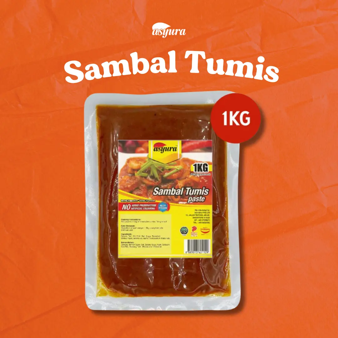 Asyura Sambal Tumis Paste [1KG] - Suitable for 17 pax