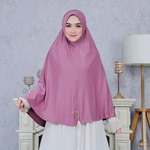 SAHAL - JILBAB SABIT XXL (Jersey Premium) Kerudung Muslim Instan Simple Nyaman Nyaman Panjang Variasi Cantik