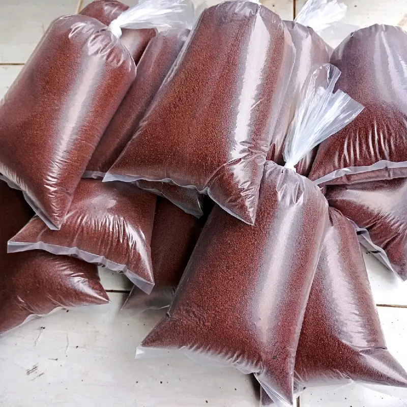 pasir malang merah super halus ukuran 0.5 kemasan repack 1kg 5