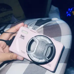 TEEKA W1 64/75MP Digital Camera Wifi Video 4K 18X Digital Zoom Dengan Dukungan Selfie Koneksi WIFI untuk Hadiah Pemula Kamera Foto 【Dengan Kartu 64GB】