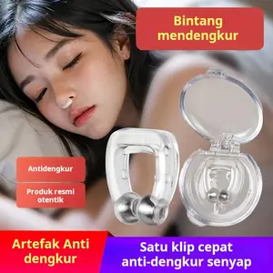 Korektor Apnea Nafas Klem Hidung Magnetik, Solusi Nafas Tanpa Suara, Efektif Mengatasi Masalah Apnea, Aksesori Sehat Cepat