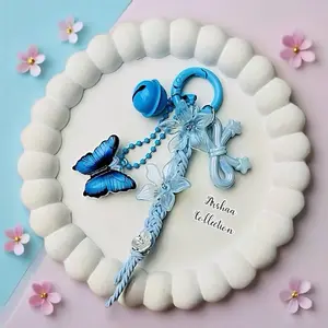 Gantungan kunci tas / Gantungan Kunci kristal / Gantungan hp / gantungan kunci Aesthetic/ Keychain/ Bag Charm Aesthetic/Gantungan Tas wanita / Gantungan Aksesories/ Hiasan Tas Aesthetic