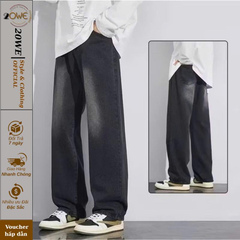   20We - Style&Clothing x Deal Mở Bán  Quần Jeans Nam Wash Khói Đủ Màu Form Suông Đứng Trẻ Trung Menwear 2025 