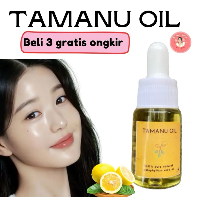 Tamanu oil 10ml Tamanu oil Menbatasi Jerawat dan Glowing bpom Berjerawat Memudarkan Hitam Bopeng Vitamin Kering Muka serum serum pencerah wajah Mencerahkan Perawatan Kerutan Tetes