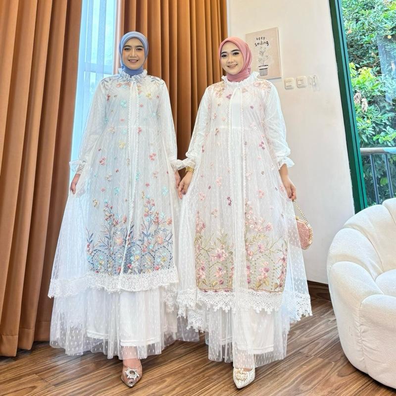 Windi Dress Outer Brukat Gamis 5