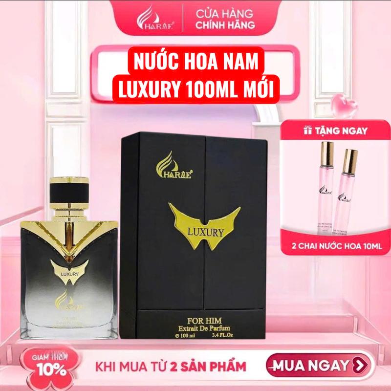 CHARME PERFUME LUXURY 100ML TẶNG 2 CHAI 10ML HƯƠNG TRÀ XANH DẠNG CẤP LÂU 7-12 GIỜ TOÁN XA 2M PHONG CÁCH SANG TRỌNG GỢI CẢM