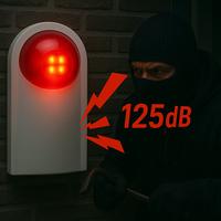 Gambar KERUI Alarm Sirine Wireless Outdoor Indoor J008  Alarm Siren 125dB Waterproof Sensor Rumah Anti Maling - Sirine J008 dari KERUI Official Store Kab. Bekasi 4 Tokopedia