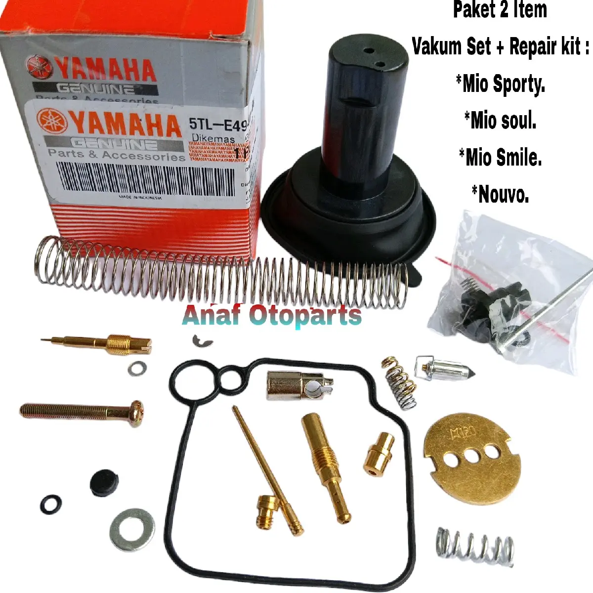 Paket 2 Item Repair kit Plus Vakum Kit Mio Sporty / Mio Smile / Mio Soul / Nouvo. Motorcycle