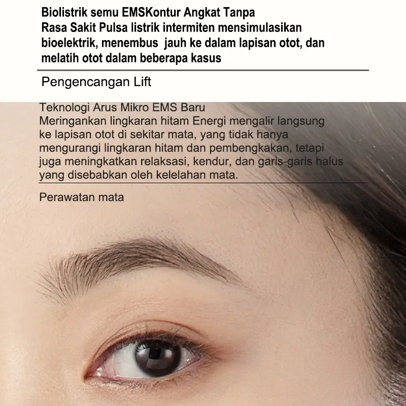 AmazeFan 4in1 setrika alat facial wajah Anti Anging alat pengecil poripori pembersih komedo wajah elektrik ion pijat face roller massager setrika kecantikan wajah RF/anti-kerut/Pemutihan/Pembersihan 6