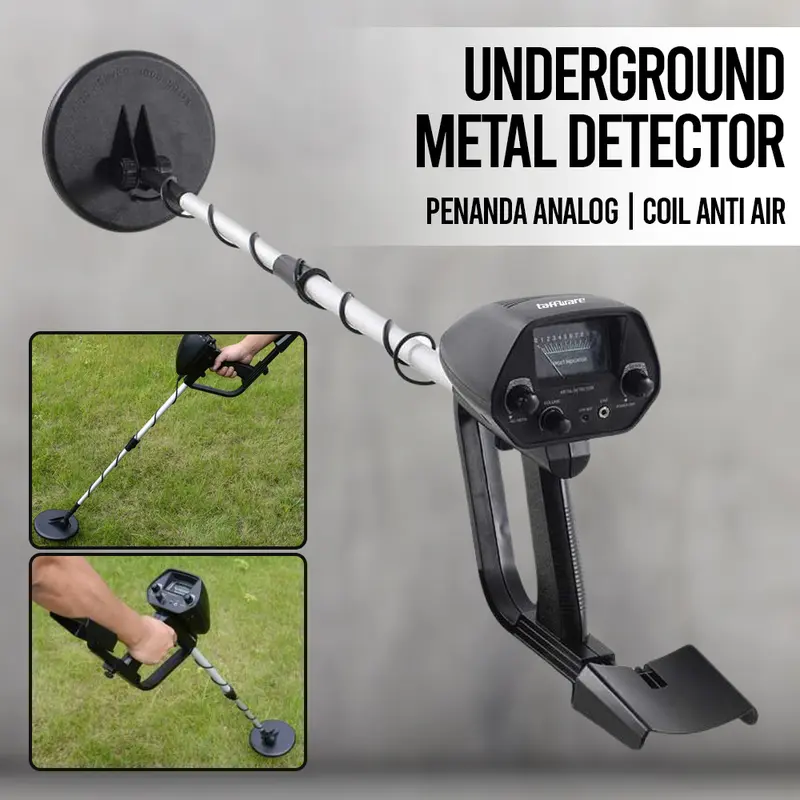 Taffware Underground Metal Gold Detector High Accuracy Waterproof - MD-4030 - No Color