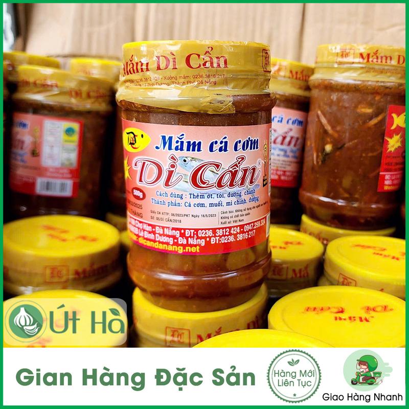 Mắm Cá Cơm Dì Cẩn Hủ 500gr Mắm Cái Đặc Sản Đà Nẵng Hương Vị Đậm Đà Thơm Ngon