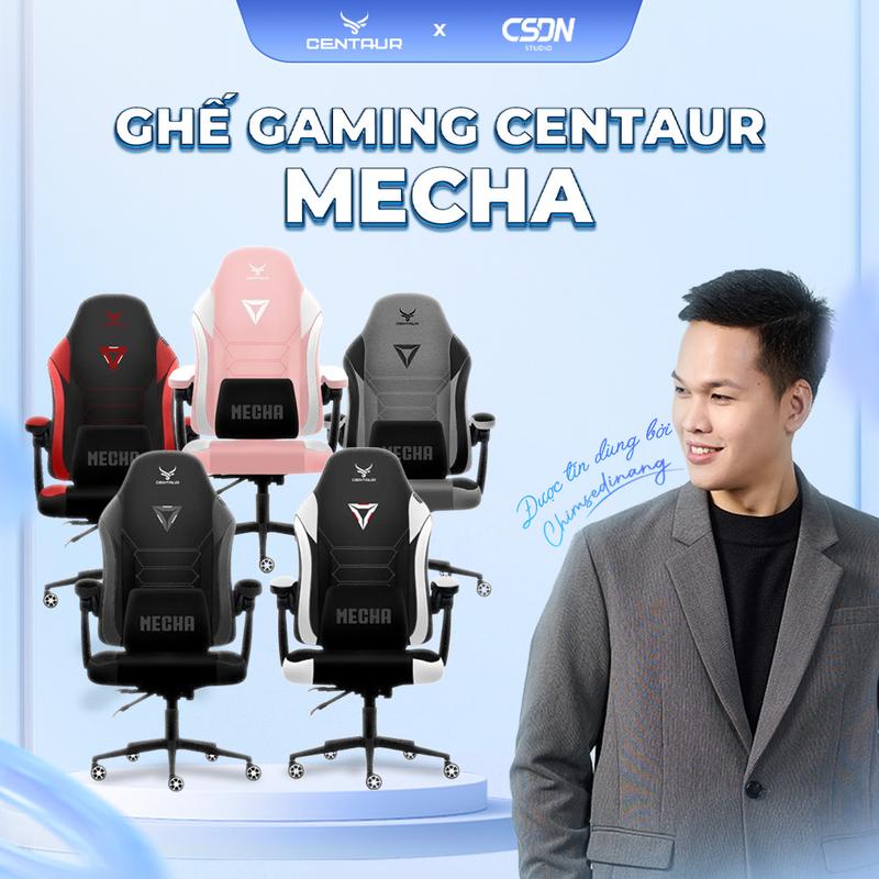  Ghế Gaming Centaur Mecha - Chân Kim Loại Chắc Chắn Da PU Cao Cấp Cơ Ngả 135 Độ | Centaur Việt Nam 