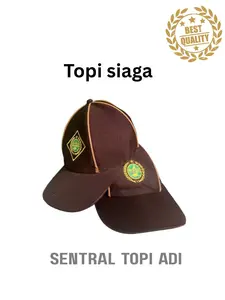 TOPI SIAGA PUTRA-PUTRI LOGO BORDIR