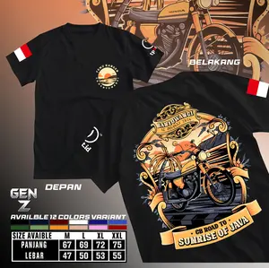 Kaos Acara CB Banyuwangi ROAD TO SUNRISE OF JAVA Kaos Unisex Kaos Pria & Wanita