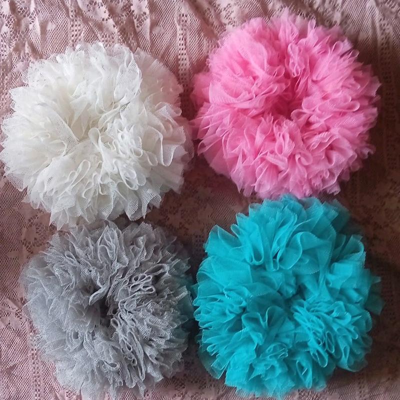 cepol hijaab anti pusing bahan tile // ringan scrunchies cepolan hijab ikat rambut wanita 5
