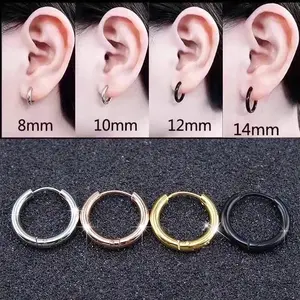 ANTING HOOP TITANIUM ANTI KARAT DAN TIDAK PUDAR ANTING STARBOY PRIA DAN WANITA Earrings Elegan ANTING HOOP TITANIUM ANTI KARAT DAN TIDAK PUDAR ANTING STARBOY PRIA DAN WANITA Earrings Elegan