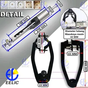 adaptor breket pahat bor bobok kayu