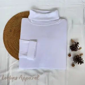 KAOS KERAH TINGGI - Baju leher tinggi TURTLENECK pria lengan panjang