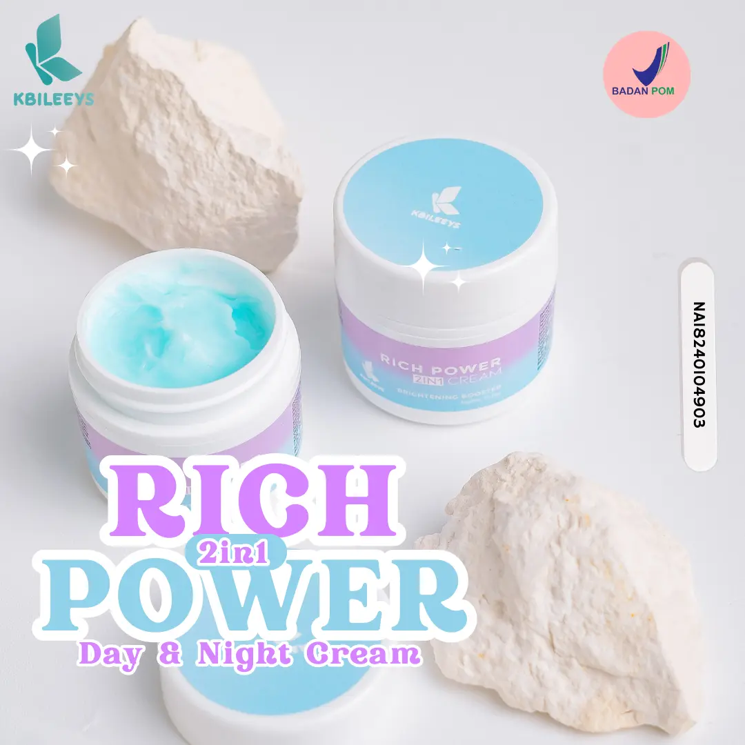 KBILEEYS RICH POWER 2in1 CREAM SIANG MALAM SEMUA JENIS KULIT