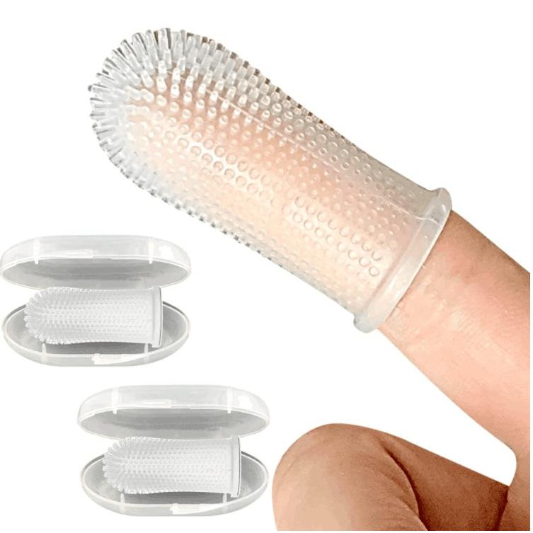 Product Introduction of Dog Super Soft Pet Finger Toothbrush Teeth Cleaning Bad Breath Care Nontoxic Silicone Tooth Brush Tool Dog Cat Cleaning Supplies 24