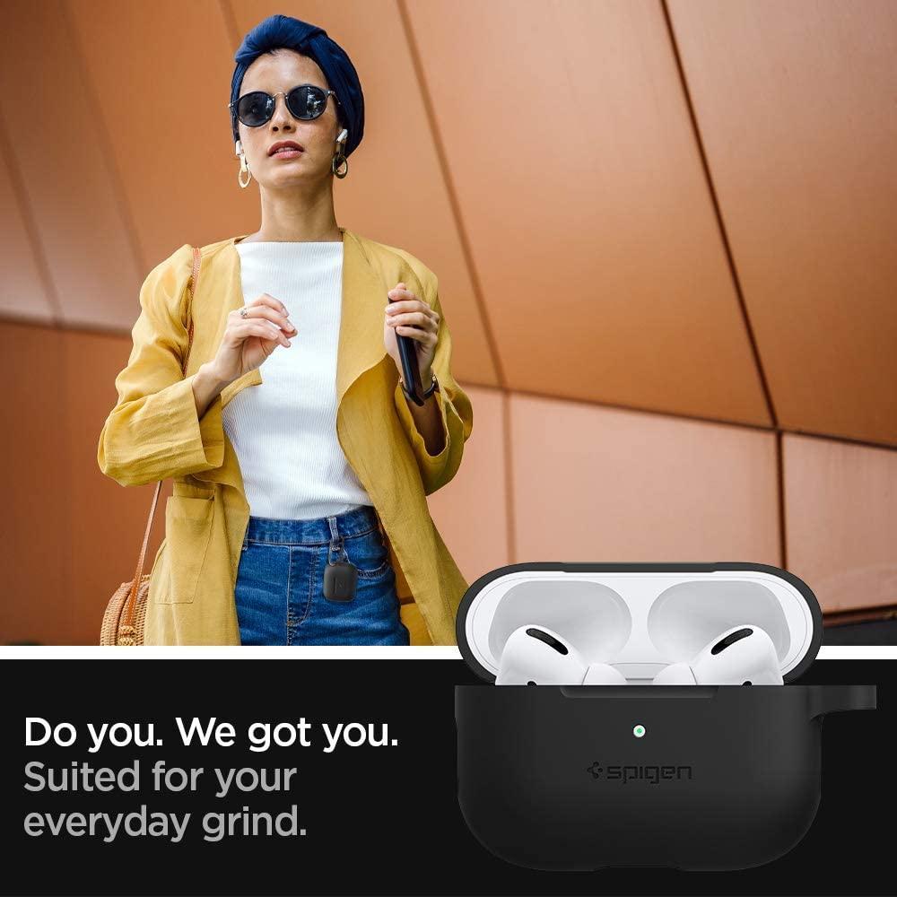 Case Airpods Pro Spigen Silicone Fit Cover Softcase Premium Casing