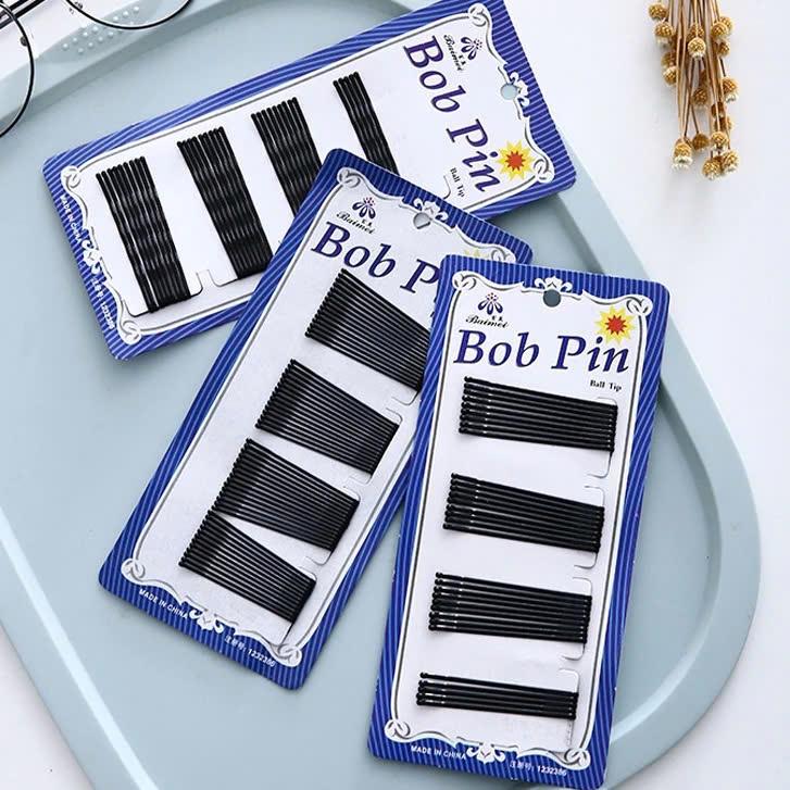 Set Kẹp Tăm Đen Đơn Giản Cố Định Tóc Mái Kẹp Tóc Nữ Phong Cách Hàn Quốc Phụ Kiện Tóc Nữ Dễ Thương
