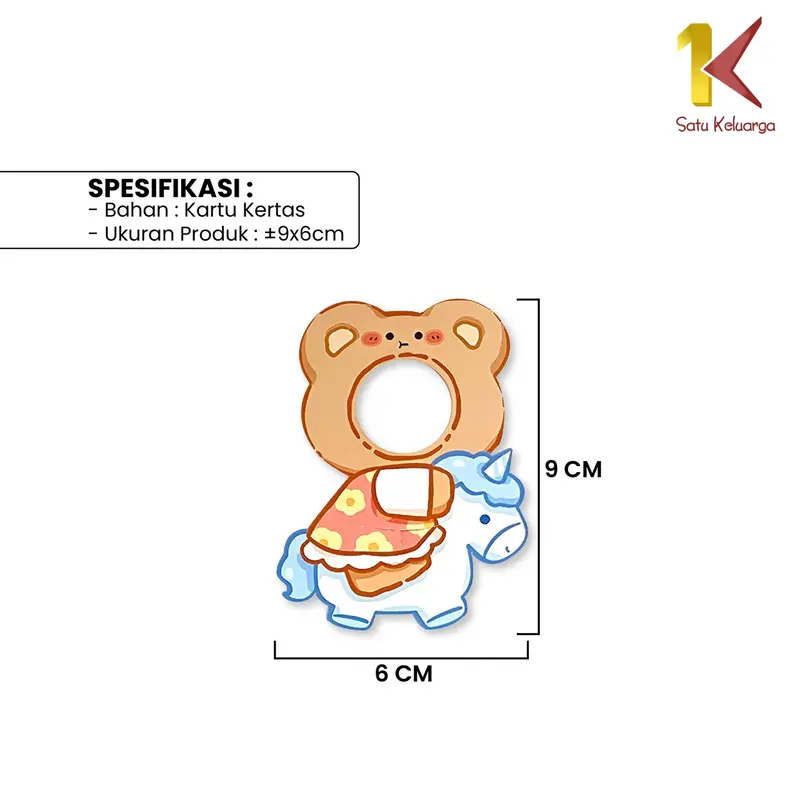 [COD] SK A93 Kartu Ucapan Permen Lolipop Card Motif Kartun Lucu 8