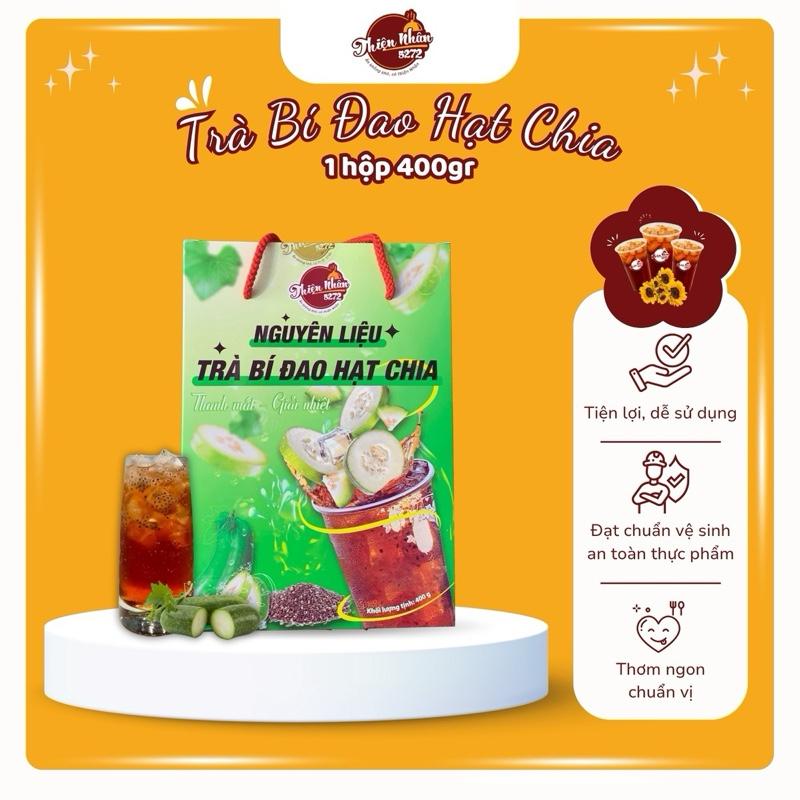 Set Nguyên Liệu Sâm Bí Đao Hạt Chia Nấu từ 5-8 Lít Nước Trà Tea