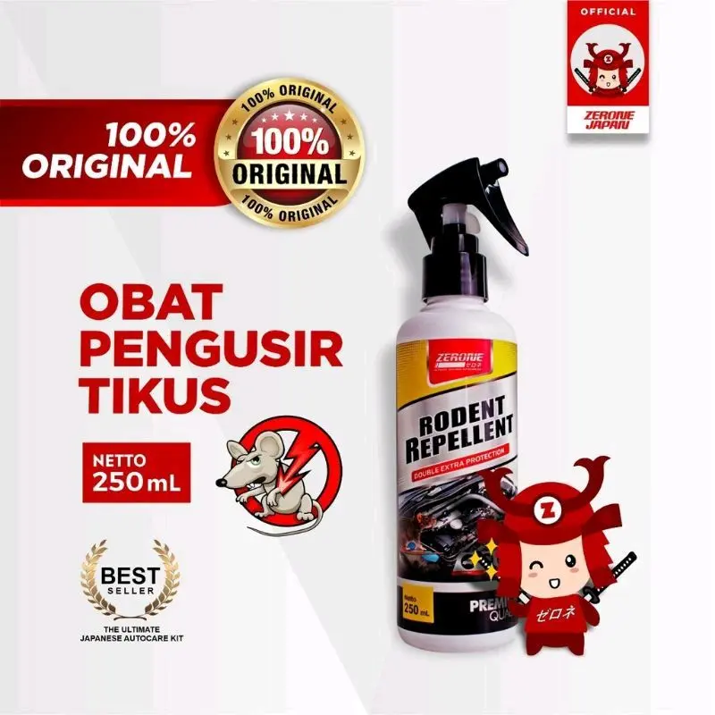 Paket ZERONE RODENT REPELLENT CAIRAN PENGUSIR TIKUS UNTUK MOBIL ANTI TIKUS PALING AMPUH 0