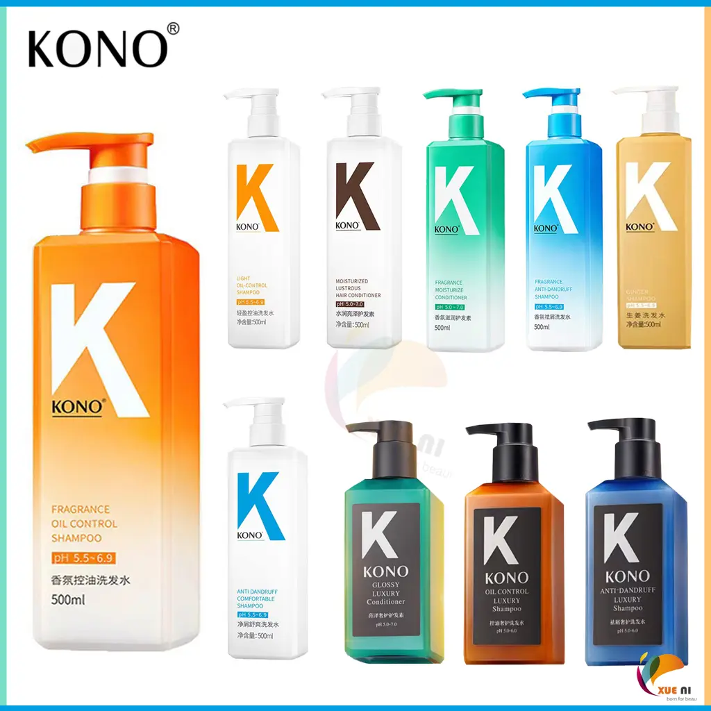Dầu Gội Kono, Chính Hãng, Kiểm Soát Dầu, Bồng Bềnh, Chống Gàu, Dành Cho Nam Và Nữ, Sạch Ngứa, Bồng Bềnh, 500ml