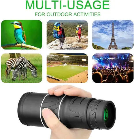 See the Unseen16X52 Monocular bifocal optical zoom telescope