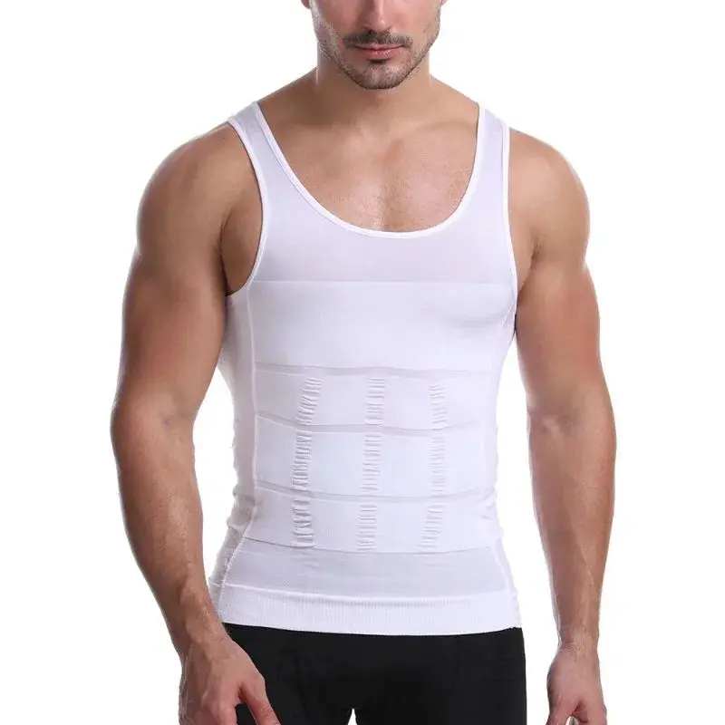 Premium Singlet Korset Pria Pelangsing Badan Ampuh Body Shaper 5