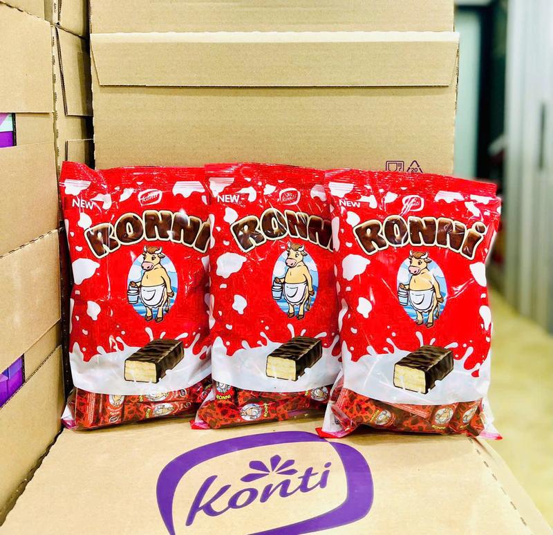 Bánh Xốp Phủ Socola Nga Bò Sữa Đỏ 400g - Bánh Kẹo Tết 2026 - Bánh Sô cô la Nga - Bánh Xốp Chocolate Snack Thức Ăn Food Ăn Vặt