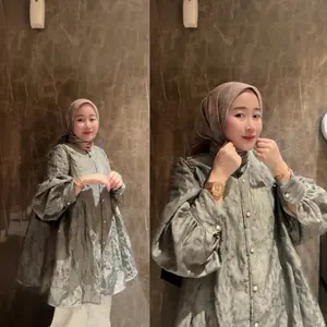 Athalia Blouse Drym - Baju Atasan Wanita Busui Friendly Elegan dan Nyaman Cantik  Panjang