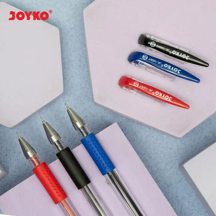JOYKO Pulpen Gel 1 Pack JK-100NT 0.5mm Isi 12 Pcs 4