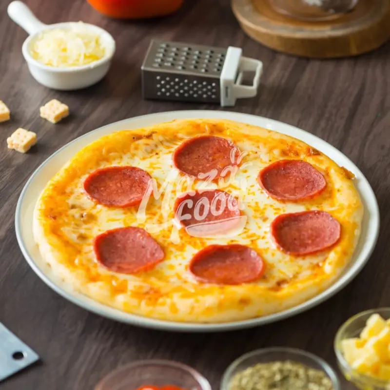 Pizza Frozen Maza Food Praktis No Oven Ukuran 18CM Bisa Pake Teflon Bisa COD 4
