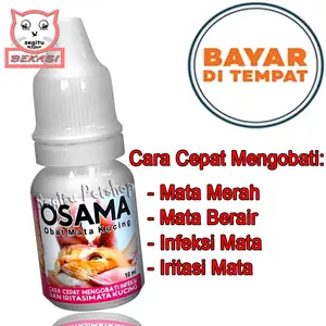 OBAT TETES MATA KUCING MERAH BELEKAN SAKIT MATA KITTEN - OSAMA