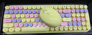 Product Review of MOFII Candy XR Wireless Keyboard Mouse Set for Windows, 2.4 GHz Wireless, Compact Design free battery Computer Keyboards Office from S**h F**h 0