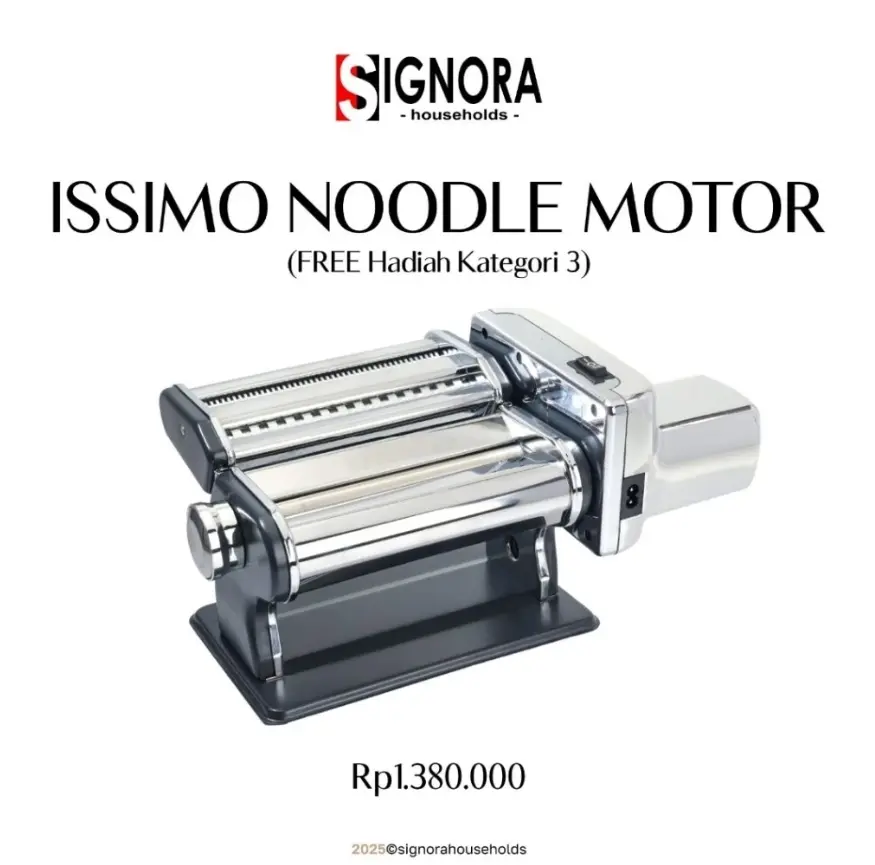 Issimo Noodle Maker Signora dan Bonus Hadiah