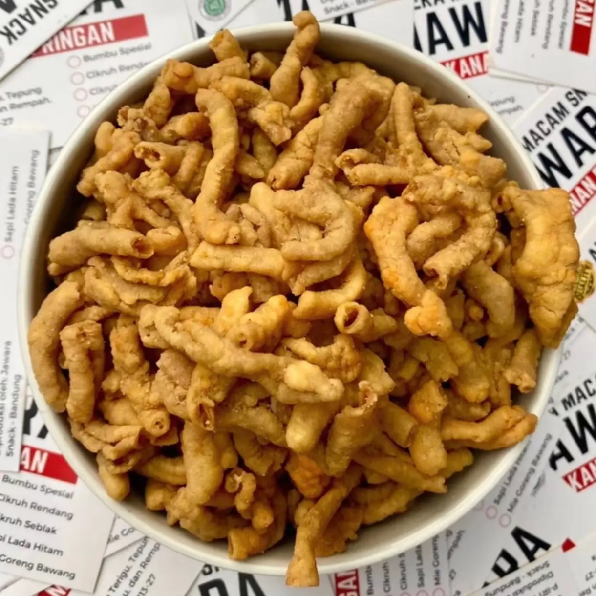 USUS AYAM KRISPY 500gram ORIGINAL ENAK DAN GURIH Crispy Keripik Cemilan