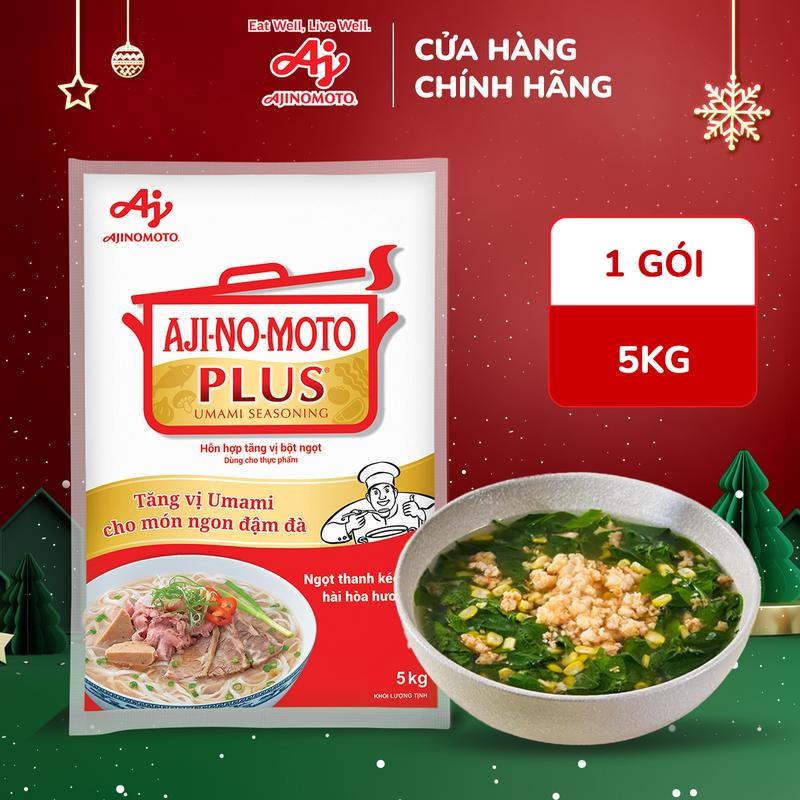  HỖN HỢP TĂNG VỊ BỘT NGỌT "AJI-NO-MOTO" "PLUS" 5kg  Gói 