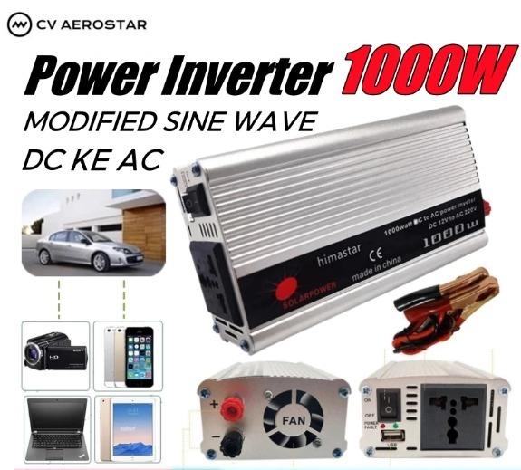 Aerostar - Power Inverter Anti Jeglek 220W/1000W Inverter DC - Shop ...