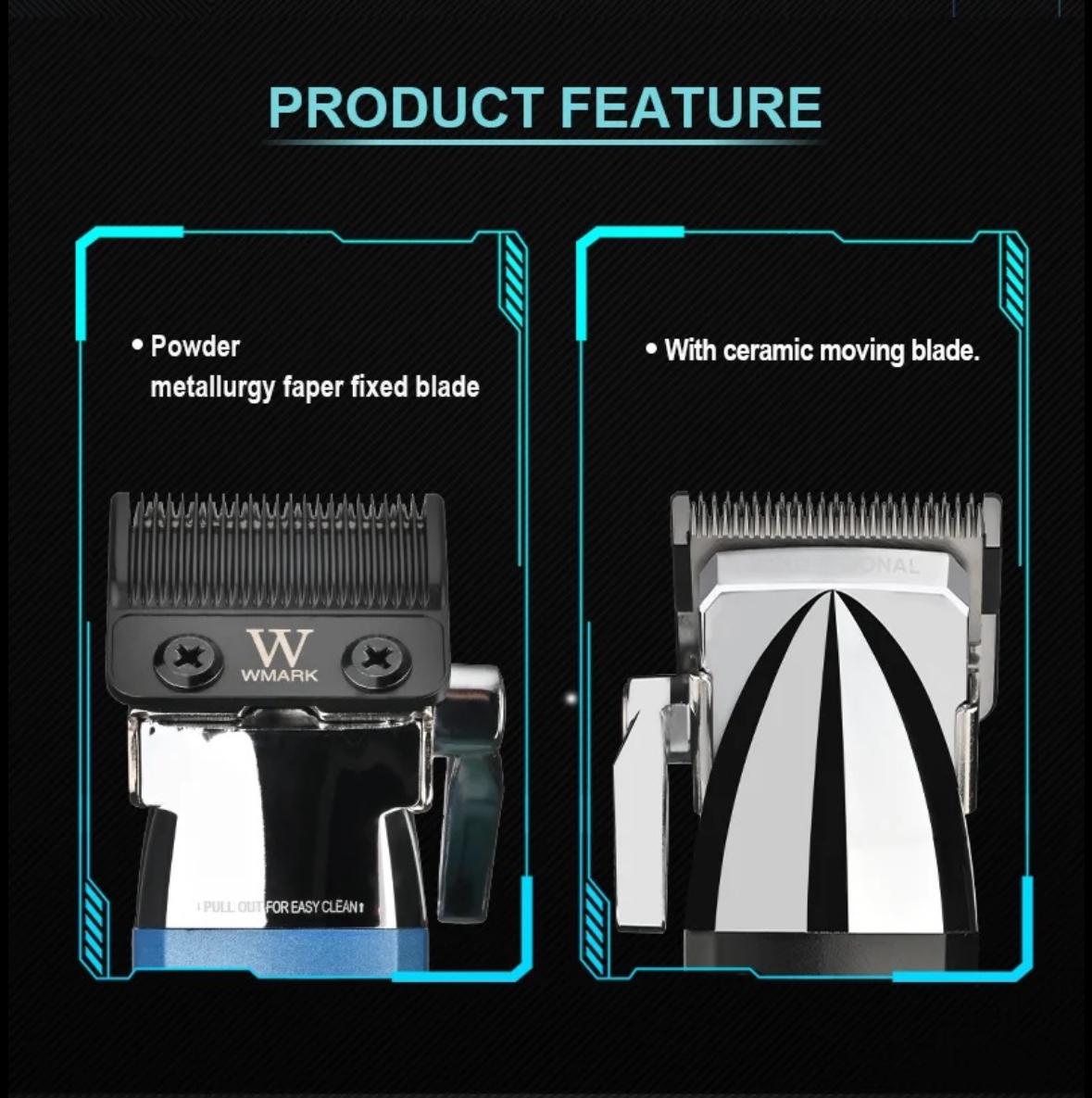 WMARK Hair Clipper Professional 9000 RPM SET Alat Cukur Rambut 1 Set Mesin Cukuran WMARK NG-2039  NG 2039