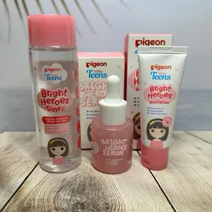 Pigeon Teens Paket 3in1 Bright Heroes (Moisturizer, Toner, Serum) Bpom