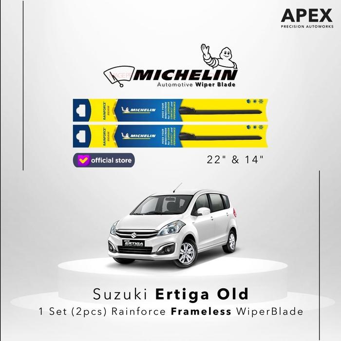 Gambar MICHELIN FRAMELESS WIPER GF63 FOR ERTIGA OLD ( WIPER SET ISI 2 ) dari APEX PRECISION AUTOWORKS Kota Tangerang Tokopedia