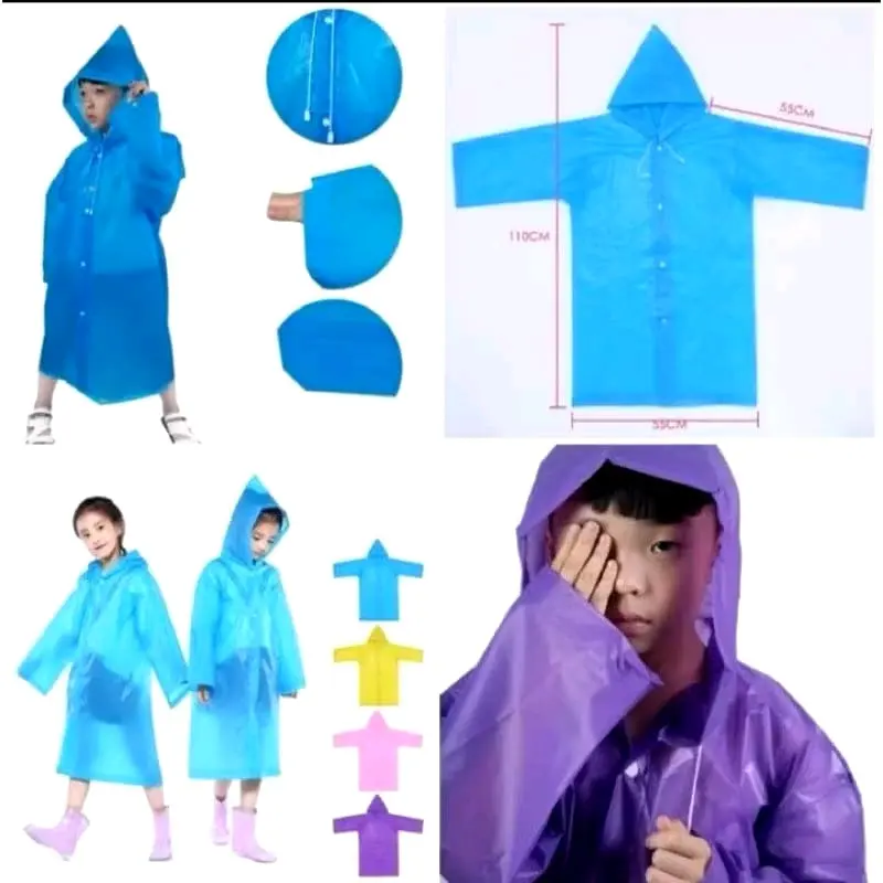 jas hujan anak ponco eva kids raincoat waterproof 2