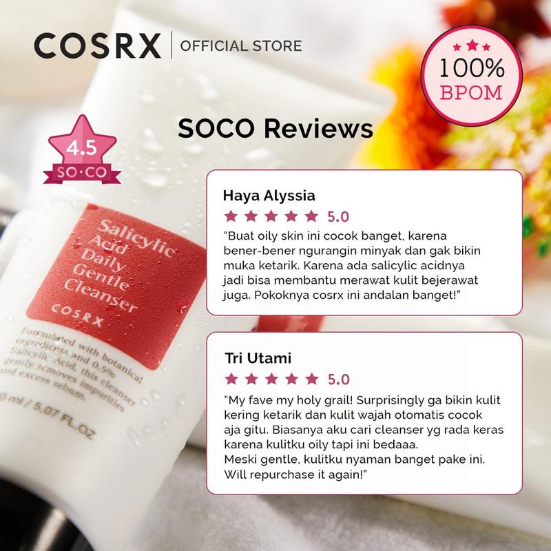 Product Introduction of COSRX Salicylic Acid Daily Gentle Cleanser 150Ml JXGPT7 8