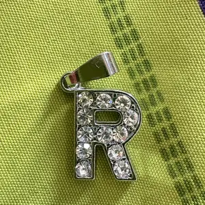 LIONTIN HURUF ALFABET A SAMPAI Z TERLENGKAP Aksesoris Kalung Putih